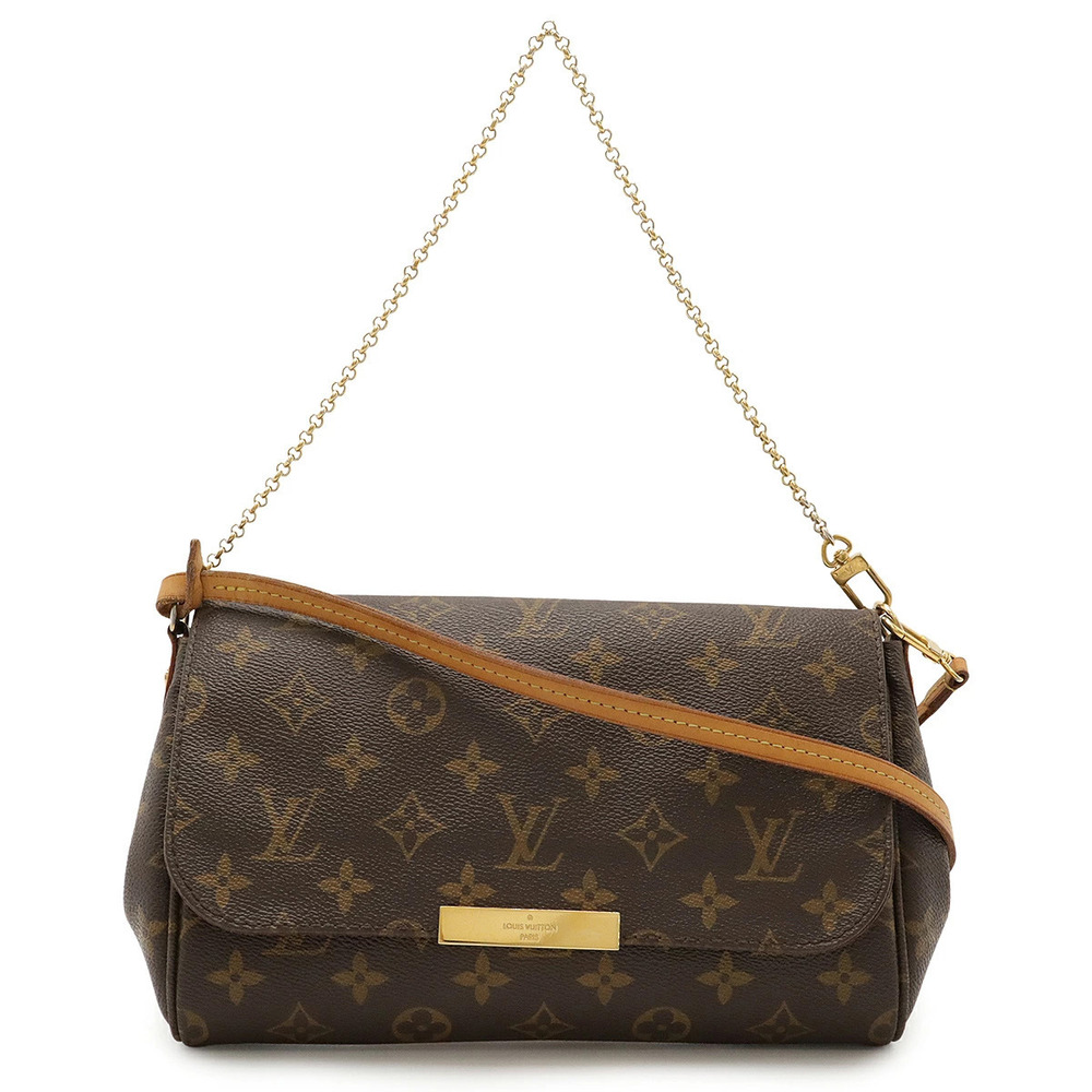 LOUIS VUITTON Monogram Favorite Crossbody Bag Chain Clutch